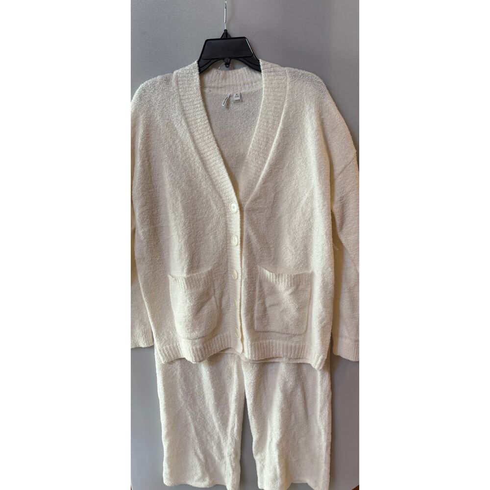 Nordstrom So Soft Cardigan & Lounge Pants Set Color: Ivory Egret Sz medium - Picture 5 of 8